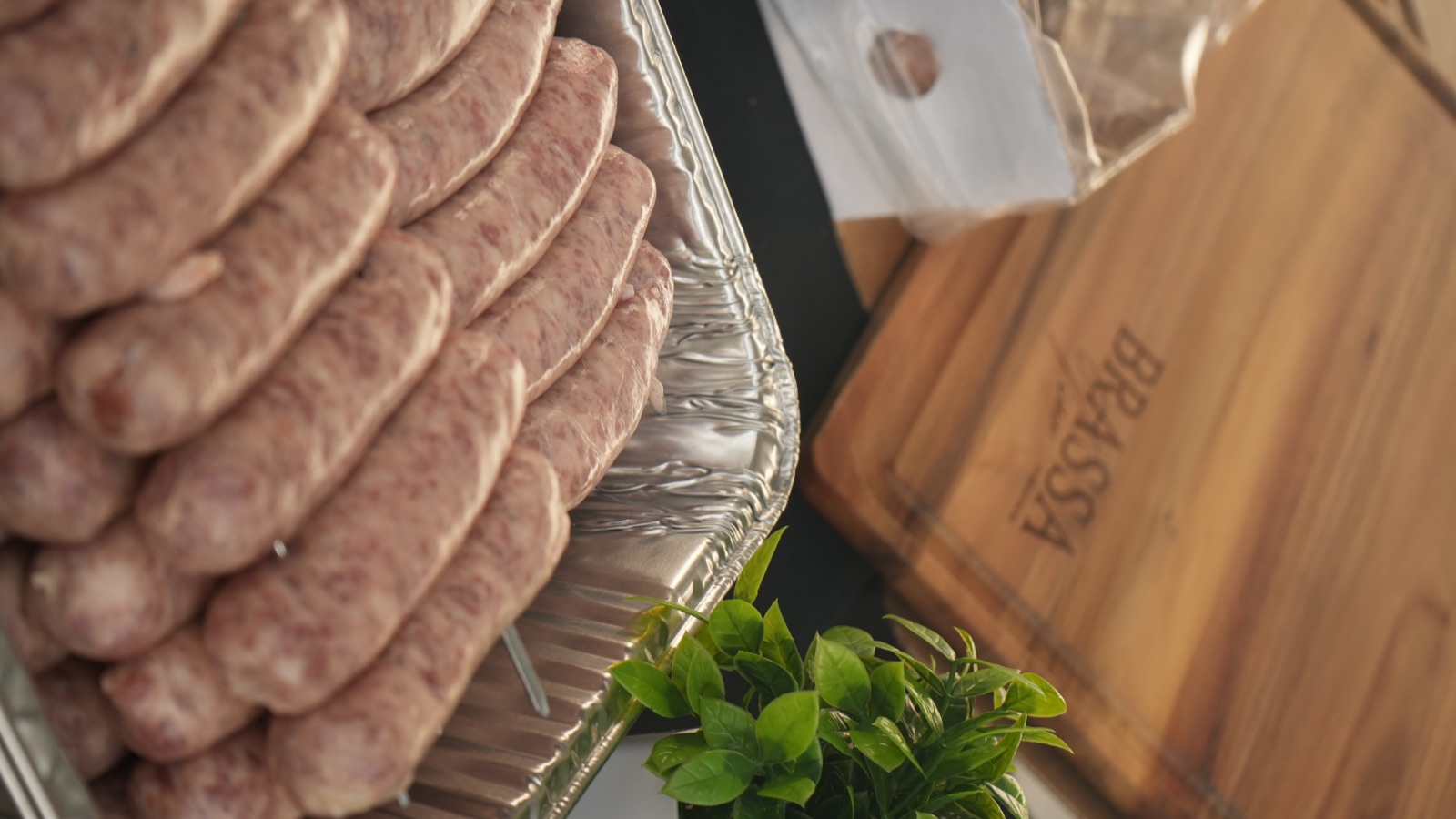 Chorizos ready for the grill
